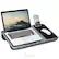 Front. LapGear - Home Office Lap Desk for 15.6" Laptop - Silver Carbon.