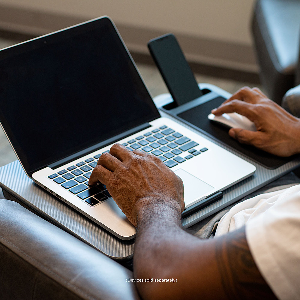Best Buy: LapGear Home Office Pro Lap Desk for 15.6 Laptop White Marble  91591