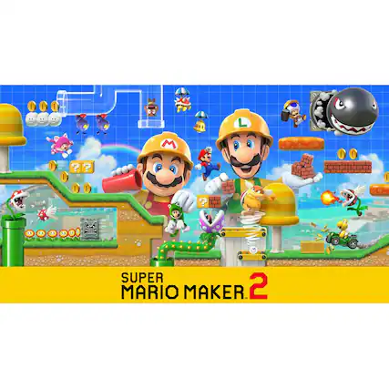 Front. Nintendo - Super Mario Maker 2. - E (Everyone)