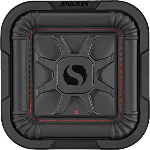 Front. KICKER - Solo-Baric L7T 8" Dual-Voice-Coil 8-Ohm Subwoofer - Black.