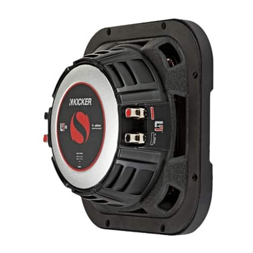 Alt View 12. KICKER - Solo-Baric L7T 8" Dual-Voice-Coil 8-Ohm Subwoofer - Black.