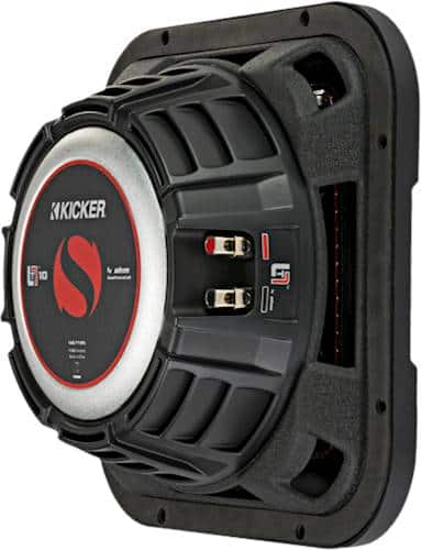 Alt View 11. KICKER - Solo-Baric L7T 10" Dual-Voice-Coil 2-Ohm Subwoofer - Black.