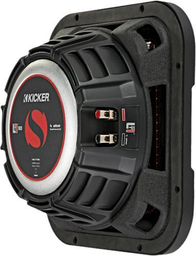 Alt View 11. KICKER - Solo-Baric L7T 10" Dual-Voice-Coil 2-Ohm Subwoofer - Black.