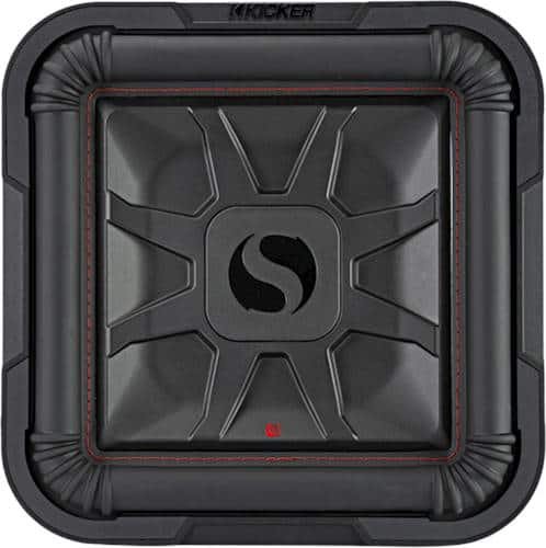Front. KICKER - Solo-Baric L7T 12" Dual-Voice-Coil 8-Ohm Subwoofer - Black.