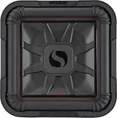 Front. KICKER - Solo-Baric L7T 12" Dual-Voice-Coil 8-Ohm Subwoofer - Black.