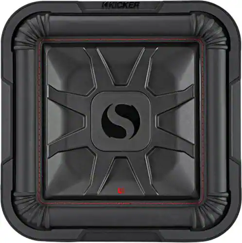 Front. KICKER - Solo-Baric L7T 12" Dual-Voice-Coil 8-Ohm Subwoofer - Black.