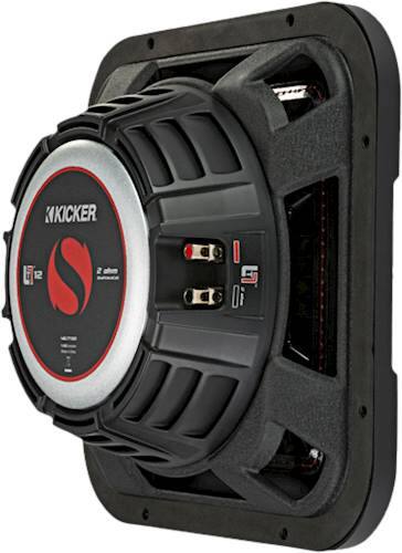 Alt View 11. KICKER - Solo-Baric L7T 12" Dual-Voice-Coil 8-Ohm Subwoofer - Black.