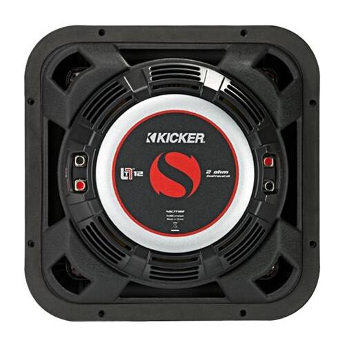 Alt View 13. KICKER - Solo-Baric L7T 12" Dual-Voice-Coil 8-Ohm Subwoofer - Black.