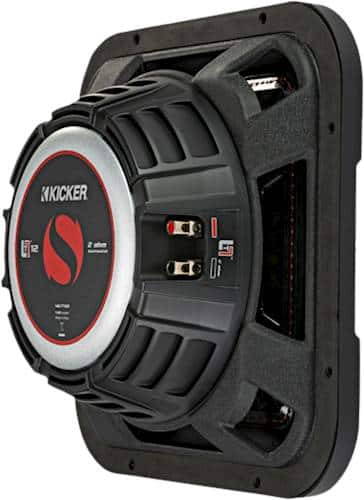 Alt View 11. KICKER - Solo-Baric L7T 12" Dual-Voice-Coil 4-Ohm Subwoofer - Black.