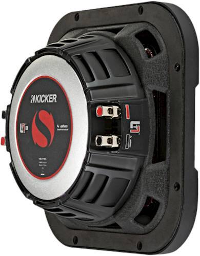 Alt View 11. KICKER - Solo-Baric L7T 8" Dual-Voice-Coil 4-Ohm Subwoofer - Black.