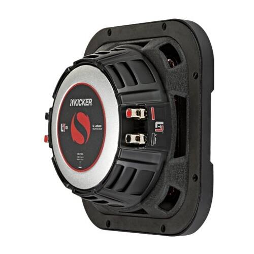 Alt View 12. KICKER - Solo-Baric L7T 8" Dual-Voice-Coil 4-Ohm Subwoofer - Black.