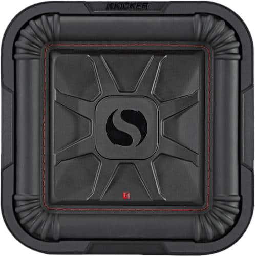 Front. KICKER - Solo-Baric L7T 10" Dual-Voice-Coil 8-Ohm Subwoofer - Black.