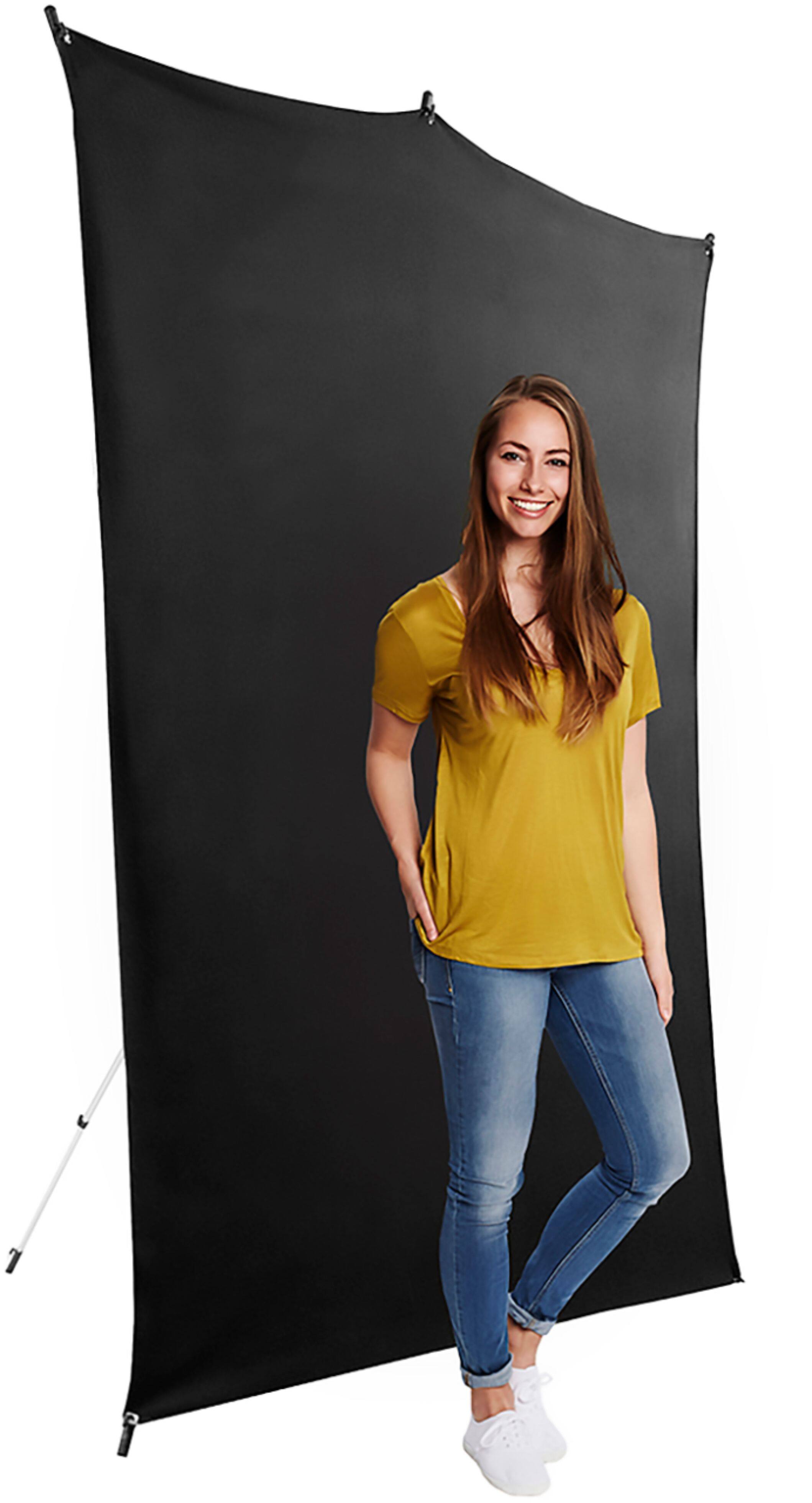 Alt View 12. Savage Universal - 5' x 7' Photo Backdrop - Black.