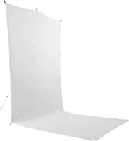 Savage Universal - 5' x 12' White Travel Photo Backdrop Kit - White - Angle_Zoom