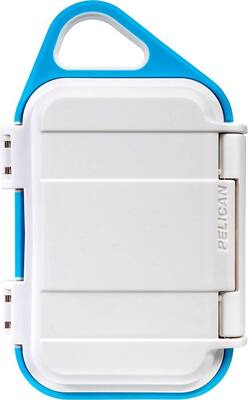 PELICAN - G10 Personal Utility Case - White/Aqua