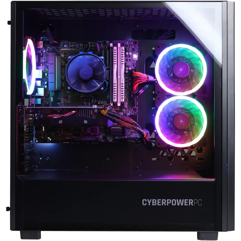 Best Buy: CyberPowerPC Gaming Desktop AMD Ryzen 5-Series 16GB Memory ...