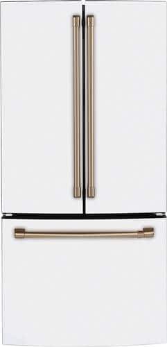 Café - 18 Cu. Ft. French Door Counter-Depth Refrigerator - Matte White