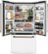 Alt View Zoom 1. Café - 18 Cu. Ft. French Door Counter-Depth Refrigerator - Matte white.
