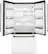 Alt View 2. Café - 18 Cu. Ft. French Door Counter-Depth Refrigerator, Customizable - Matte White.