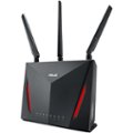 Alt View Zoom 11. ASUS - RT-AC86U AC2900 Dual-Band Wi-Fi Router with Life time internet Security - Black.