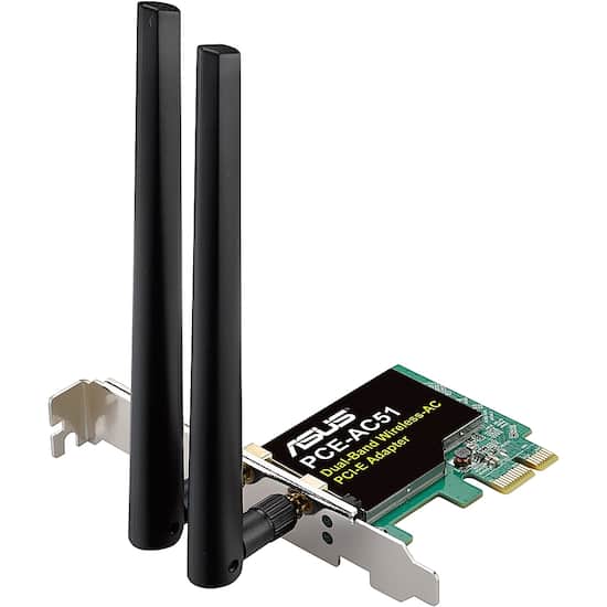 ASUS AC750 Dual-Band Wireless PCI Express Network Card ...