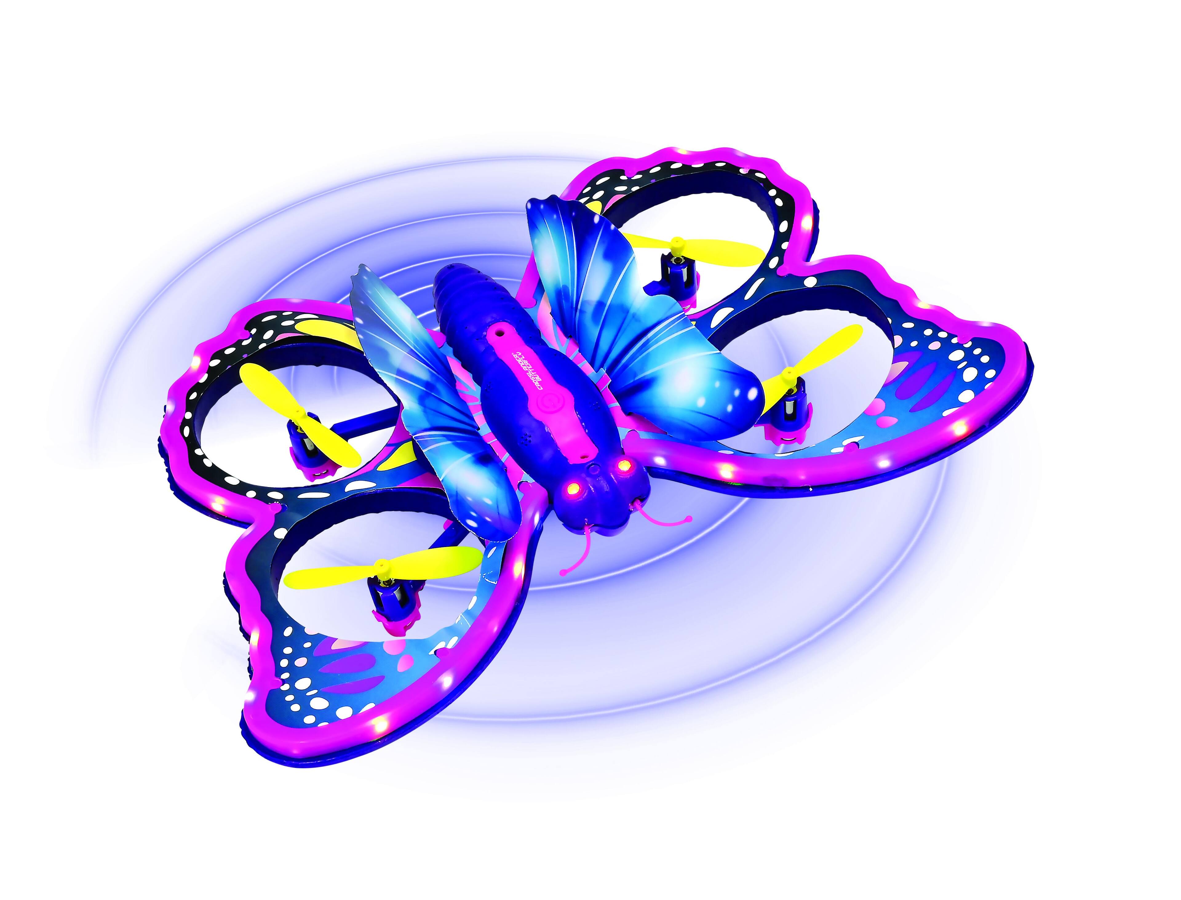 Alt View 5. Lexibook - Crosslander Butterfly Remote-Controlled Flying Toy with Gesture.