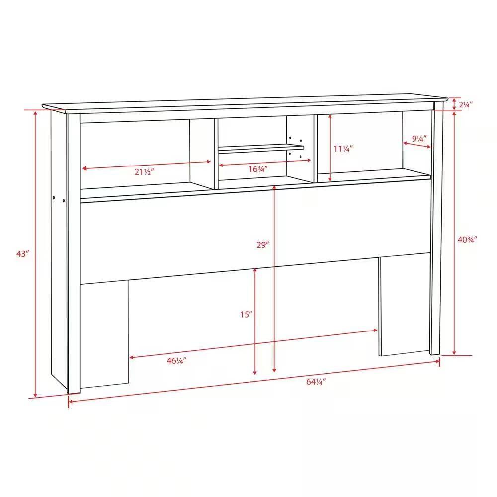 Here is the corrected and grouped text from the image:

- 21½"
- 11¼"
- 9¼"
- 16¾"
- 29"
- 40¾"
- 15"
- 46½"
- 64½"
- 43"
- 2¼"