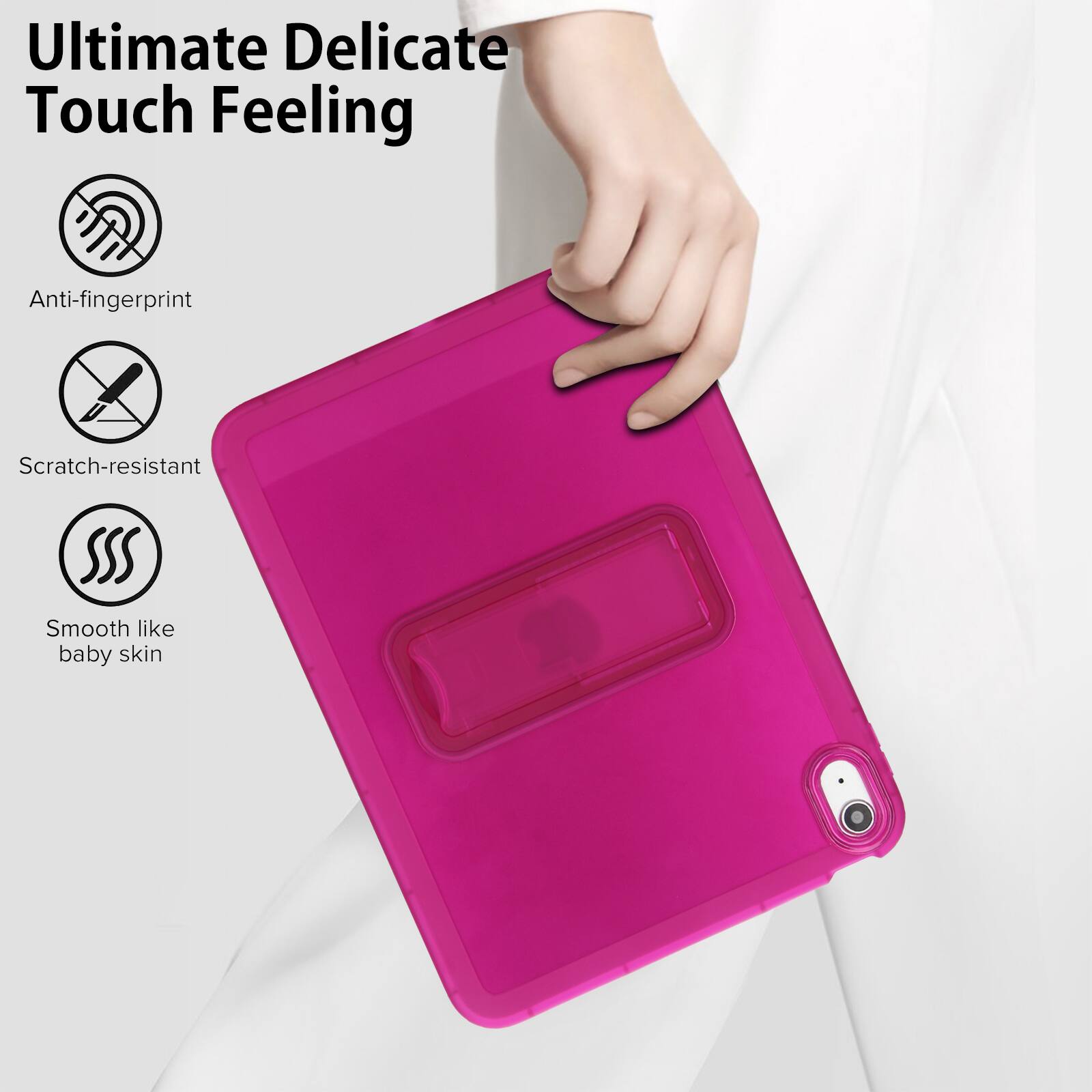 Ultimate Delicate Touch Feeling

- Anti-fingerprint
- Scratch-resistant
- Smooth like baby skin