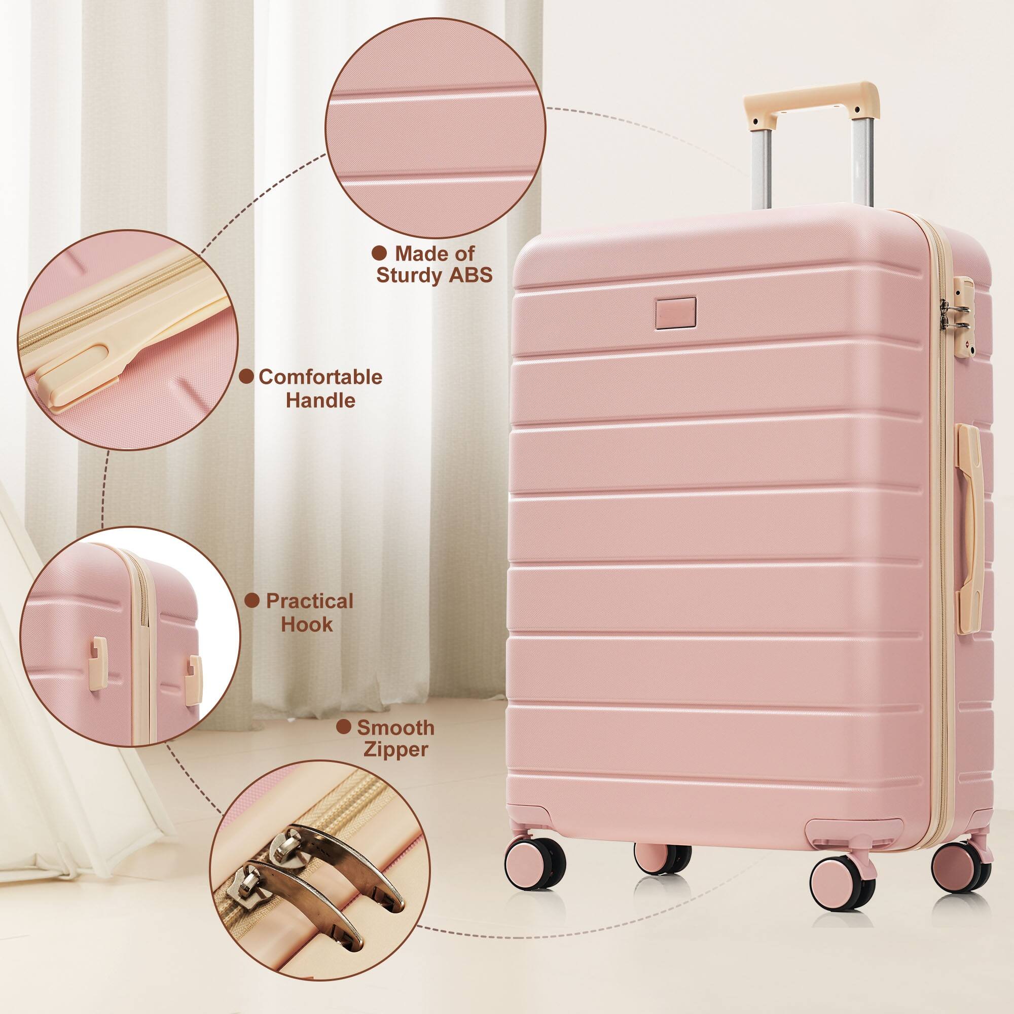 - Made of Sturdy ABS
- Comfortable Handle
- Practical Hook
- Smooth Zipper