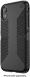 Front. Speck - Presidio Grip Case for Apple® iPhone® XR - Black.