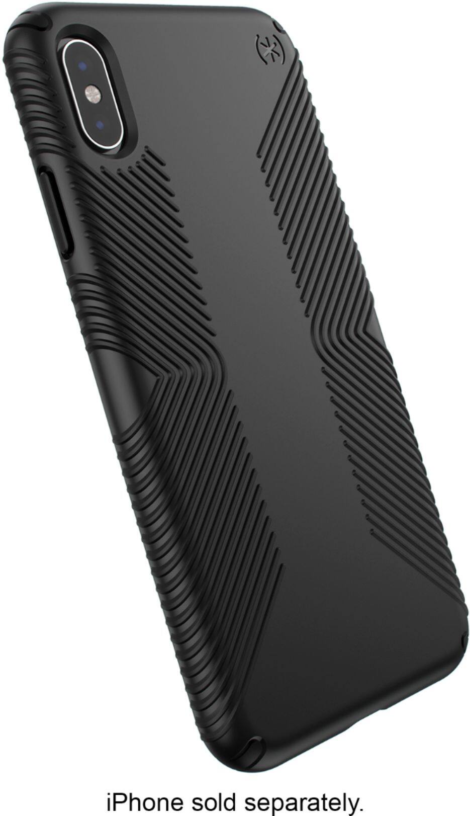 Alt View 12. Speck - Presidio Grip Case for Apple® iPhone® XS Max - Black.