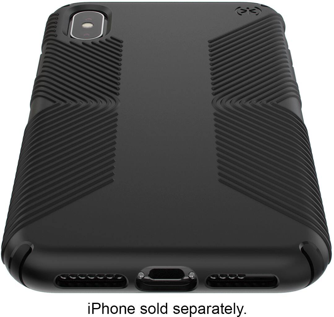 Alt View 13. Speck - Presidio Grip Case for Apple® iPhone® XS Max - Black.