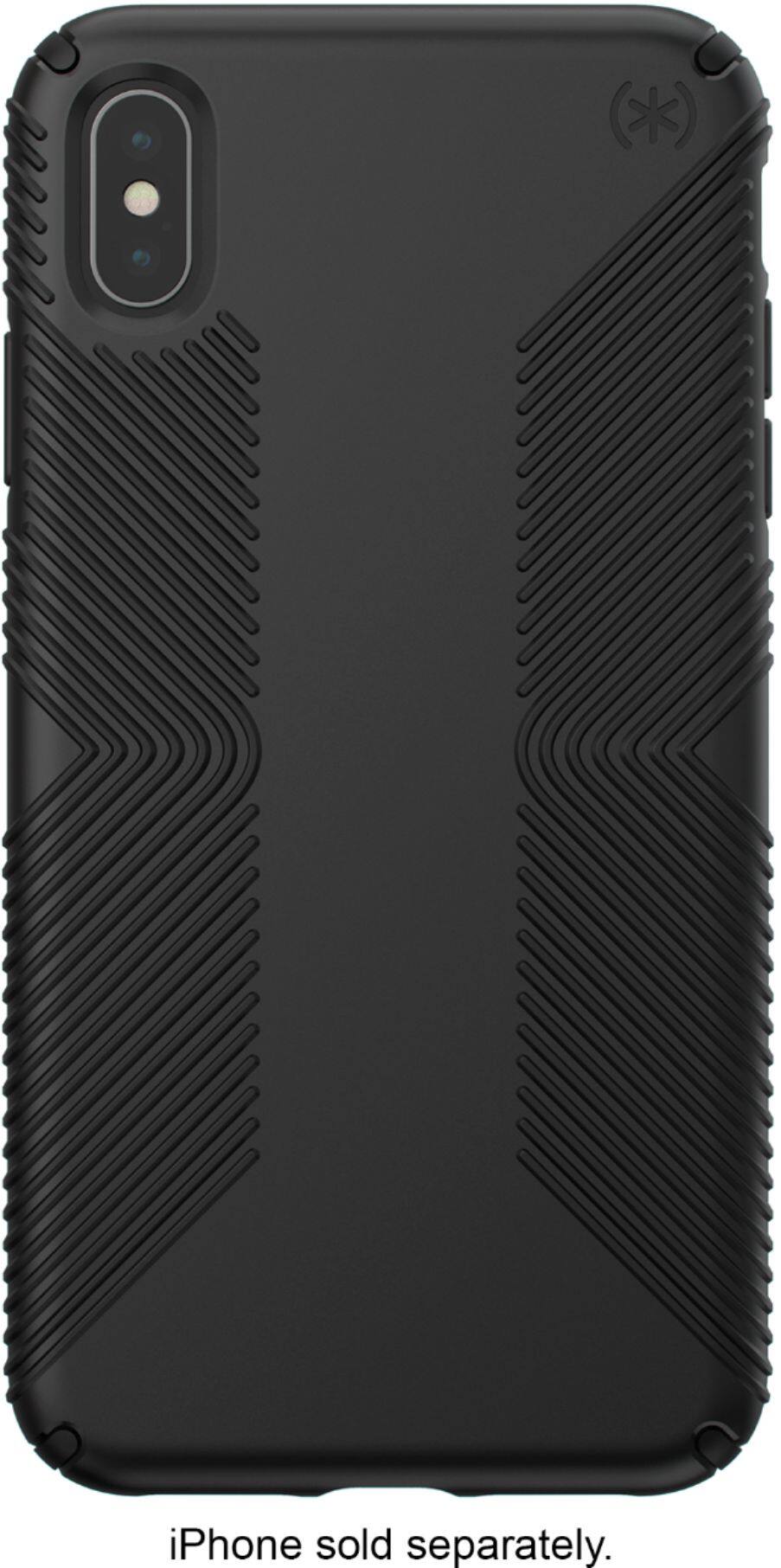 Alt View 1. Speck - Presidio Grip Case for Apple® iPhone® XS Max - Black.