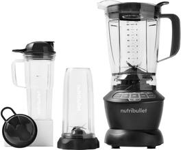 NutriBullet - Blender Full Size Combo 1200 Watt 640z NBF50500 - Gray