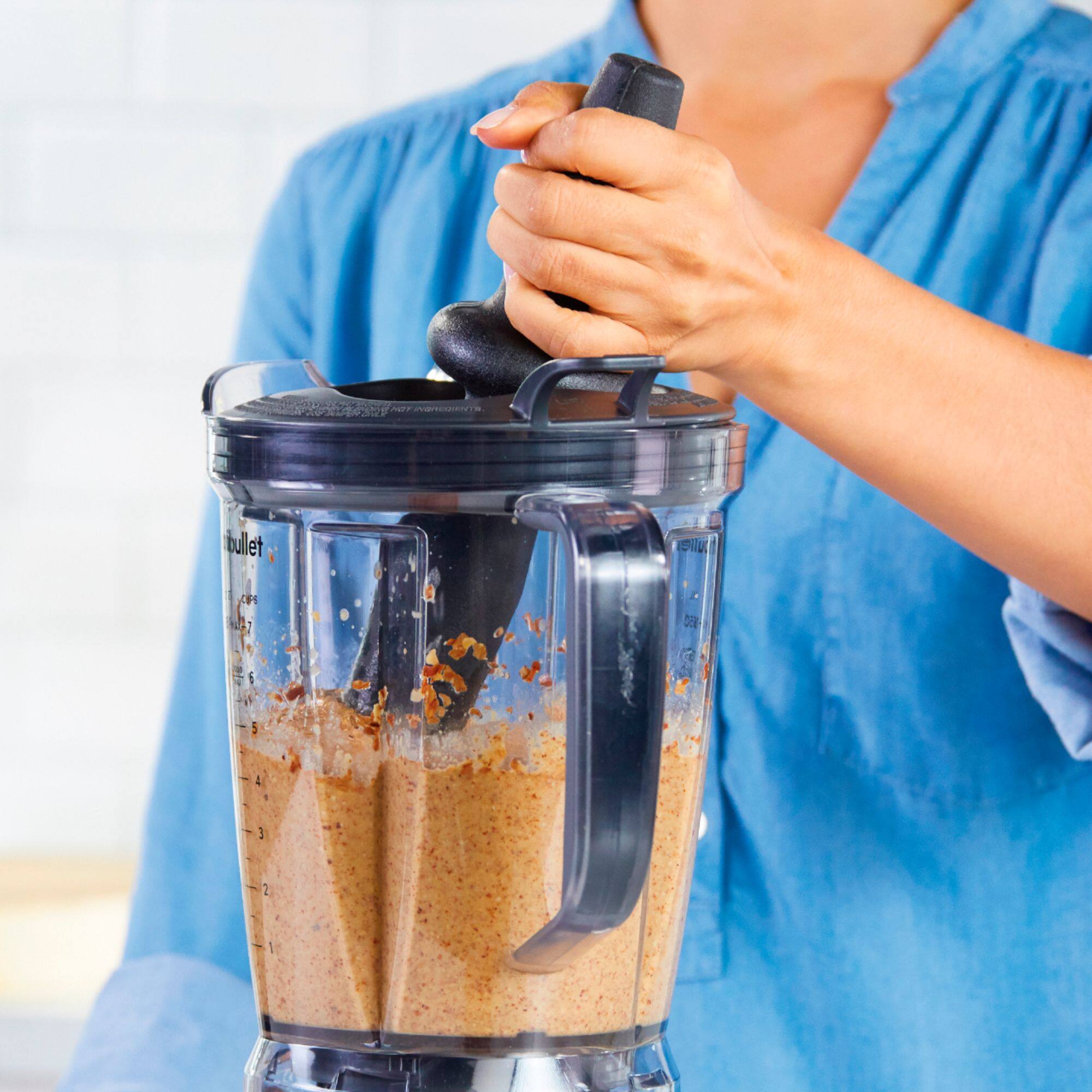 Alt View 13. NutriBullet - Blender Full Size Combo 1200 Watt 640z NBF50500 - Gray.