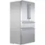 Angle. Bosch - 800 Series 21 Cu. Ft. 4-Door French Door Counter-Depth Smart Refrigerator - Stainless steel.