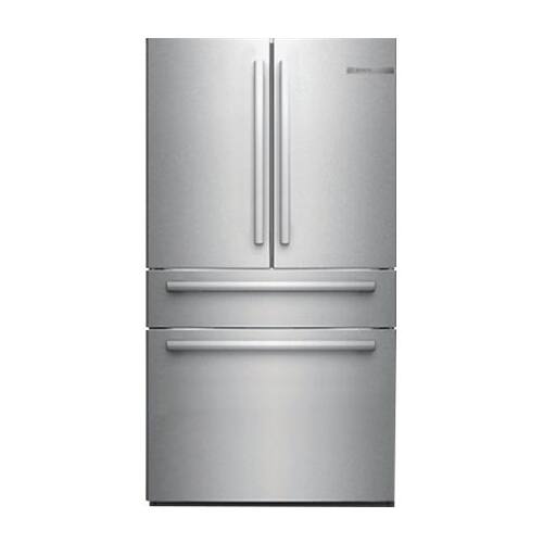 Bosch 800 Series 21 Cu Ft 4 Door French Door Counter Depth Refrigerator Stainless Steel B36cl80sns Best Buy