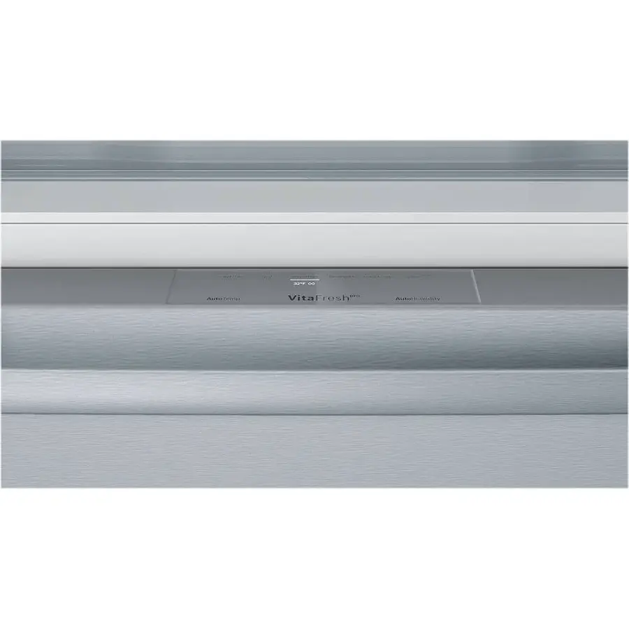Alt View 20. Bosch - 800 Series 21 Cu. Ft. 4-Door French Door Counter-Depth Smart Refrigerator - Stainless steel.