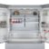 Alt View 13. Bosch - 800 Series 20.5 Cu. Ft. 4-Door French Door Counter-Depth Smart Refrigerator - Stainless steel.