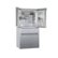 Alt View Zoom 5. Bosch - 800 Series 20.5 Cu. Ft. 4-Door French Door Counter-Depth Smart Refrigerator - Stainless steel.