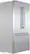 Angle. Bosch - 800 Series 21 Cu. Ft. French Door Counter-Depth Smart Refrigerator - Stainless steel.
