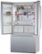 Alt View Zoom 5. Bosch - 800 Series 21 Cu. Ft. French Door Counter-Depth Smart Refrigerator - Stainless steel.