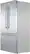 Left. Bosch - 800 Series 21 Cu. Ft. French Door Counter-Depth Smart Refrigerator - Stainless steel.