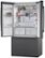 Alt View Zoom 2. Bosch - 800 Series 21 Cu. Ft. French Door Counter-Depth Smart Refrigerator - Black stainless steel.
