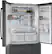 Alt View 14. Bosch - 800 Series 21 Cu. Ft. French Door Counter-Depth Smart Refrigerator - Black stainless steel.