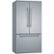 Angle Zoom. Bosch - 800 Series 20.8 Cu. Ft. French Door Counter-Depth Refrigerator - Stainless Steel.