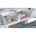 Alt View Zoom 11. Bosch - 800 Series 20.8 Cu. Ft. French Door Counter-Depth Refrigerator - Stainless steel.