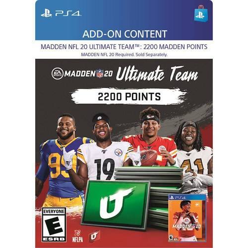  Madden NFL 20 Ultimate Team 2,200 Points - PlayStation 4 [Digital]