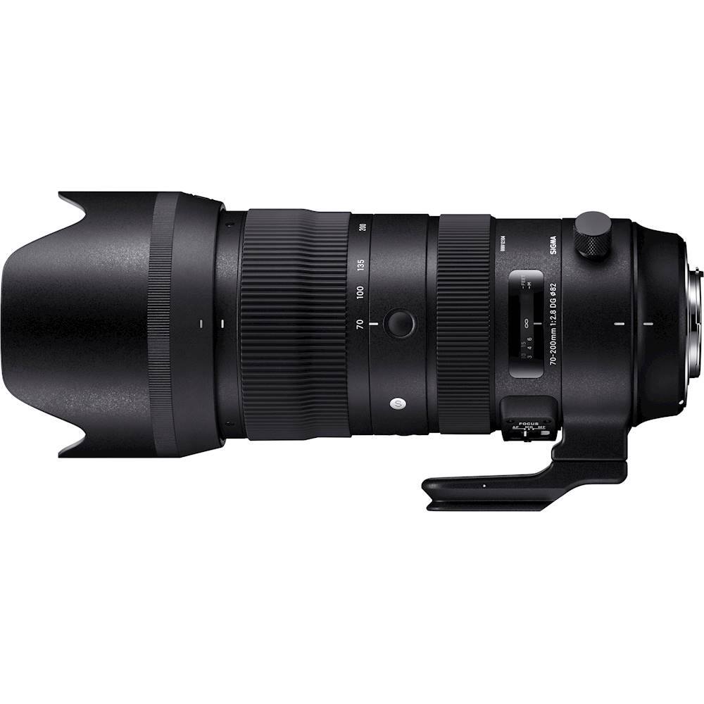 Alt View 11. Sigma - 70-200mm f/2.8 DG OS HSM Sports Telephoto Zoom Lens for Canon EF-mount Cameras - Black.