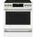 Alt View 40. Café - 5.7 Cu. Ft. Slide-In Electric Induction Convection Range - Matte White.